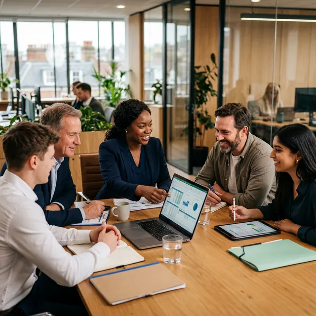 Accounting documents reviewed during a business discussion
